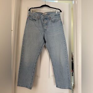 Levi’s Wedgie Straight Light Blue Jeans